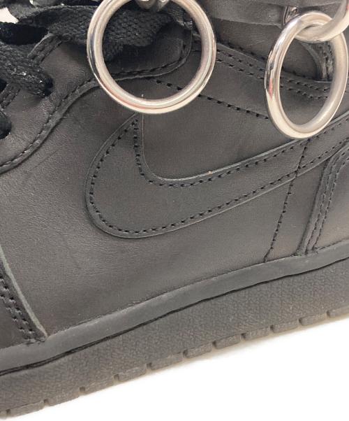 NIKE（ナイキ）NIKE (ナイキ) COMME des GARCONS HOMME PLUS (コムデギャルソンオムプリュス) AIR JORDAN 1 HI STRAP SP-C ブラック サイズ:26の古着・服飾アイテム