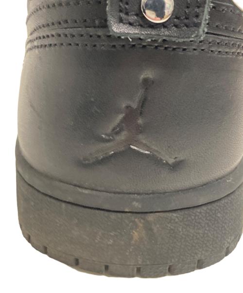 NIKE（ナイキ）NIKE (ナイキ) COMME des GARCONS HOMME PLUS (コムデギャルソンオムプリュス) AIR JORDAN 1 HI STRAP SP-C ブラック サイズ:26の古着・服飾アイテム