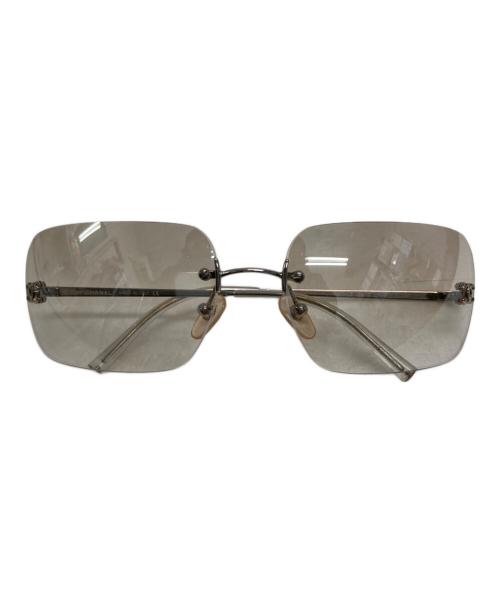 CHANEL（シャネル）CHANEL (シャネル) リムレスサングラス シルバー サイズ:62□17の古着・服飾アイテム