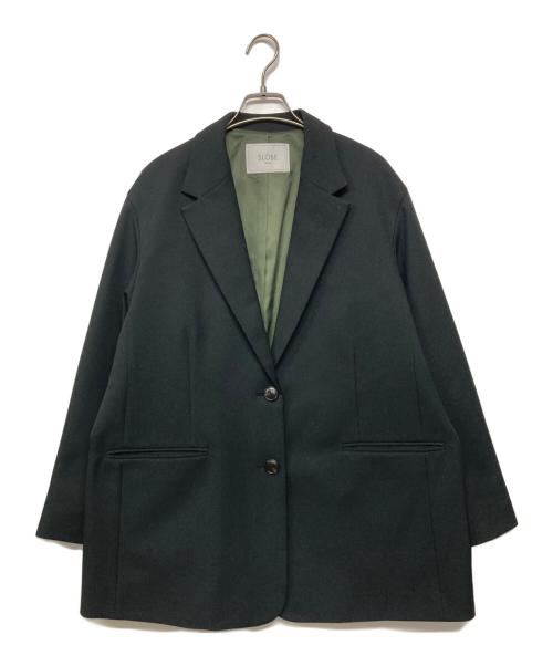 SLOBE IENA（スローブ イエナ）SLOBE IENA (スローブ イエナ) PE SHARK ビッグジャケット ブラック サイズ:表記無しの古着・服飾アイテム