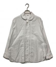 45R（フォーティファイブ・アール）の古着「504オックスのタックフリルオーシャンブラウス」｜ホワイト