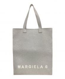 MM6 Maison Margiela（エムエムシックスメゾンマルジェラ）の古着「トートバッグ」｜シルバー