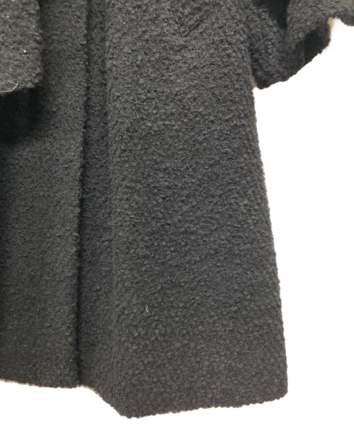 自由区（ジユウク）自由区 (ジユウク) ツイードコート ブラック サイズ:38の古着・服飾アイテム