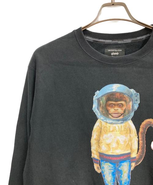 glamb（グラム）glamb (グラム) スペースモンキースウェット ブラック サイズ:1の古着・服飾アイテム
