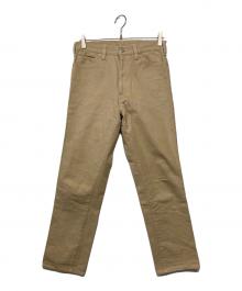 45R（フォーティファイブ・アール）の古着「足袋クロスのクロスビー 5 デニムパンツ」｜ベージュ