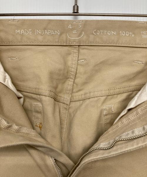 45R（フォーティファイブ・アール）45R (フォーティファイブ・アール) 足袋クロスのクロスビー 5 デニムパンツ ベージュ サイズ:W29の古着・服飾アイテム