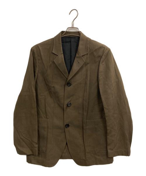 MARGARET HOWELL（マーガレットハウエル）MARGARET HOWELL (マーガレットハウエル) リネン混テーラードジャケット オリーブ サイズ:Sの古着・服飾アイテム