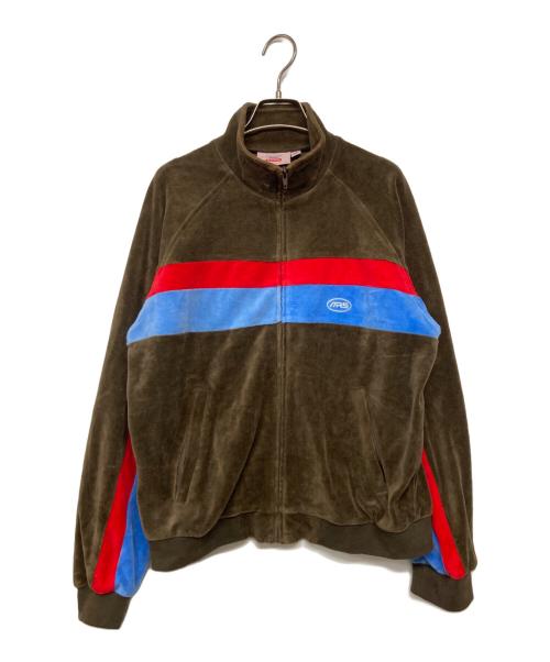 SUPREME（シュプリーム）SUPREME (シュプリーム) MARTINE ROSE (マーティン・ローズ) Velour Track Jacket ブラウン サイズ:Sの古着・服飾アイテム