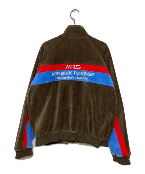SUPREME（シュプリーム）SUPREME (シュプリーム) MARTINE ROSE (マーティン・ローズ) Velour Track Jacket ブラウン サイズ:Sの古着・服飾アイテム