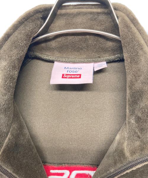 SUPREME（シュプリーム）SUPREME (シュプリーム) MARTINE ROSE (マーティン・ローズ) Velour Track Jacket ブラウン サイズ:Sの古着・服飾アイテム