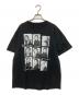 KATE MOSS（ケイト モス）の古着「Kate Ｍoss Burce Ｗeber 9photoTee」｜ブラック