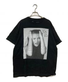 BIOTOP×Bruce Weber（ビオトープ×ブルース・ウェバー）の古着「Kate Ｍoss Burce Ｗeber Tee」｜ブラック