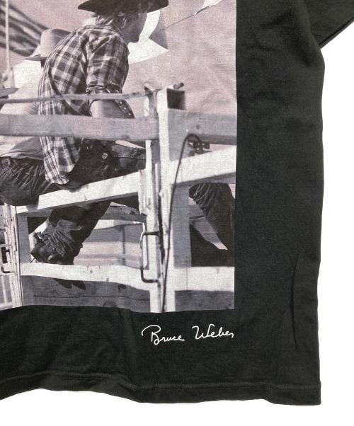 BIOTOP（ビオトープ）BIOTOP (ビオトープ) Bruce Weber (ブルース・ウェバー) Photo T-shirts ブラック サイズ:XLの古着・服飾アイテム