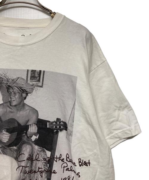 BIOTOP（ビオトープ）BIOTOP (ビオトープ) BRUCE WEBER (ブルース・ウェバー) Photo T-shirts ホワイト サイズ:XLの古着・服飾アイテム