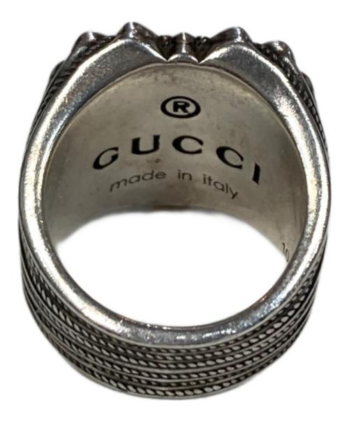 GUCCI（グッチ）GUCCI (グッチ) ハートモチーフリング シルバー サイズ:10号の古着・服飾アイテム