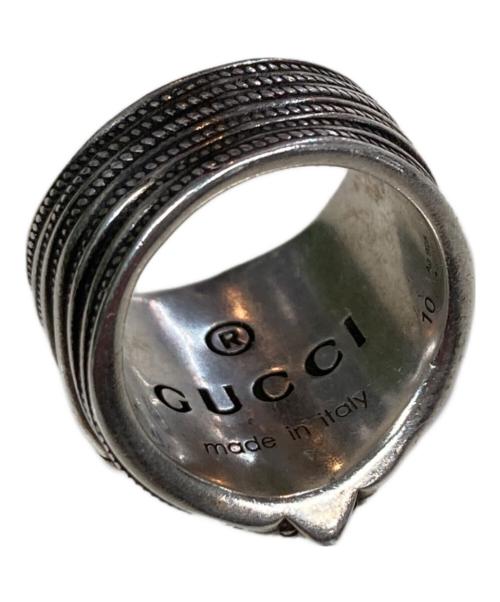 GUCCI（グッチ）GUCCI (グッチ) ハートモチーフリング シルバー サイズ:10号の古着・服飾アイテム