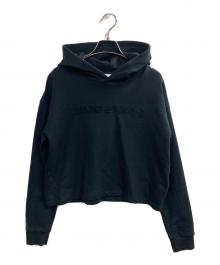 MARC JACOBS（マークジェイコブス）の古着「ブラック ロゴ パーカー」｜ブラック