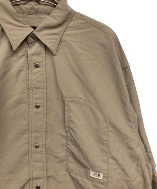 THE NORTH FACE（ザ ノース フェイス）THE NORTH FACE (ザ ノース フェイス) L/Sエンライドシャツ ベージュ サイズ:Sの古着・服飾アイテム