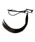 H&M×Maison Martin Margielaエイチアンドエム×メゾンマルタンマルジェラ）の古着「Hair look necklace」｜ブラウン