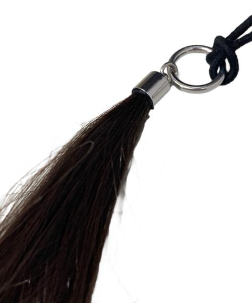 H&M（エイチアンドエム）H&M (エイチアンドエム) Maison Martin Margiela (メゾンマルタンマルジェラ) Hair look necklace ブラウンの古着・服飾アイテム