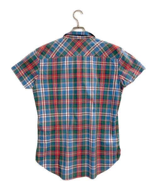 Vivienne Westwood man（ヴィヴィアンウエストウッドマン）Vivienne Westwood man (ヴィヴィアン ウェストウッド マン) 半袖チェックシャツ マルチカラー サイズ:50の古着・服飾アイテム