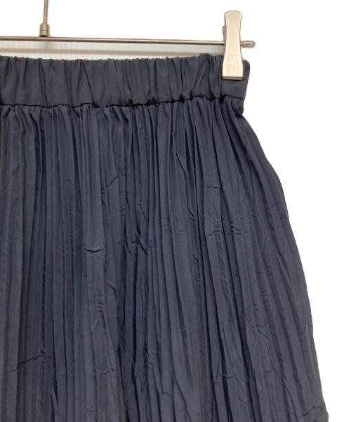 mizuiro-ind（ミズイロインド）mizuiro-ind (ミズイロインド) プリーツスカート ネイビー サイズ:Freeの古着・服飾アイテム