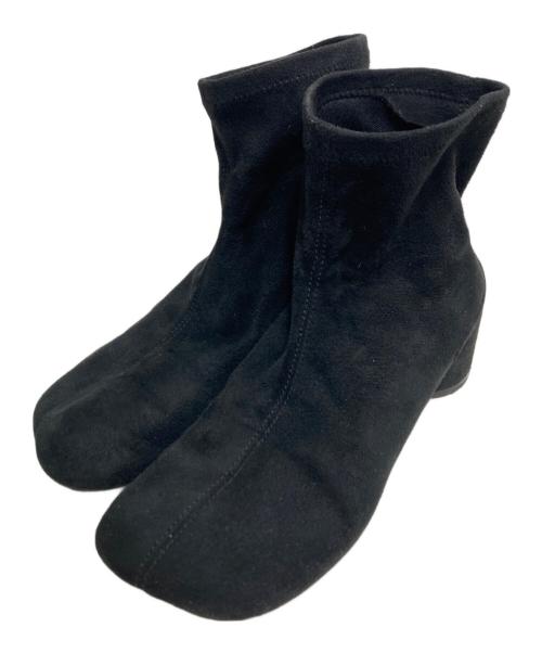 MM6 Maison Margiela（エムエムシックスメゾンマルジェラ）MM6 Maison Margiela (エムエムシックスメゾンマルジェラ) アナトミックアンクルブーツ ブラック サイズ:37 1/2の古着・服飾アイテム