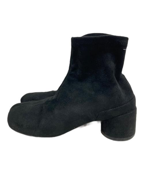 MM6 Maison Margiela（エムエムシックスメゾンマルジェラ）MM6 Maison Margiela (エムエムシックスメゾンマルジェラ) アナトミックアンクルブーツ ブラック サイズ:37 1/2の古着・服飾アイテム