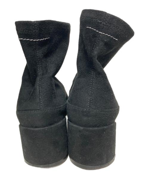 MM6 Maison Margiela（エムエムシックスメゾンマルジェラ）MM6 Maison Margiela (エムエムシックスメゾンマルジェラ) アナトミックアンクルブーツ ブラック サイズ:37 1/2の古着・服飾アイテム