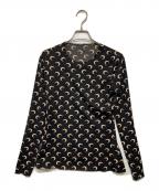 MARINE SERREマリーンセル）の古着「総柄カットソー」｜ブラック