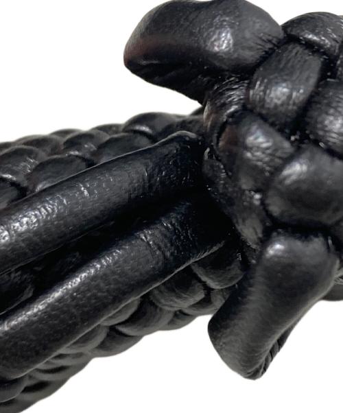 BOTTEGA VENETA（ボッテガベネタ）BOTTEGA VENETA (ボッテガベネタ) イントレチャートドッグチャーム ブラックの古着・服飾アイテム