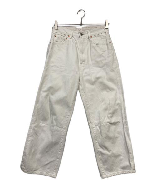 45R（フォーティファイブ・アール）45R (フォーティファイブ・アール) ライ麦デニム シャルロット ホワイト サイズ:29の古着・服飾アイテム