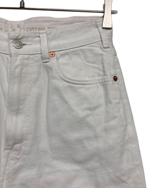 45R（フォーティファイブ・アール）45R (フォーティファイブ・アール) ライ麦デニム シャルロット ホワイト サイズ:29の古着・服飾アイテム