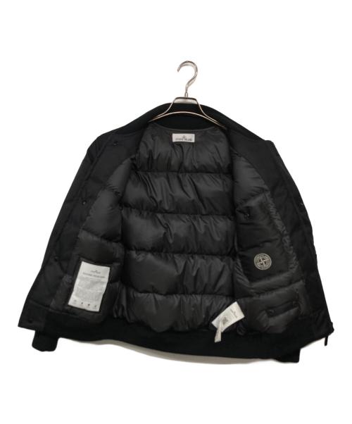 STONE ISLAND（ストーンアイランド）STONE ISLAND (ストーンアイランド) 24AW DIAGONAL NYLON DOWN ブラック サイズ:Sの古着・服飾アイテム