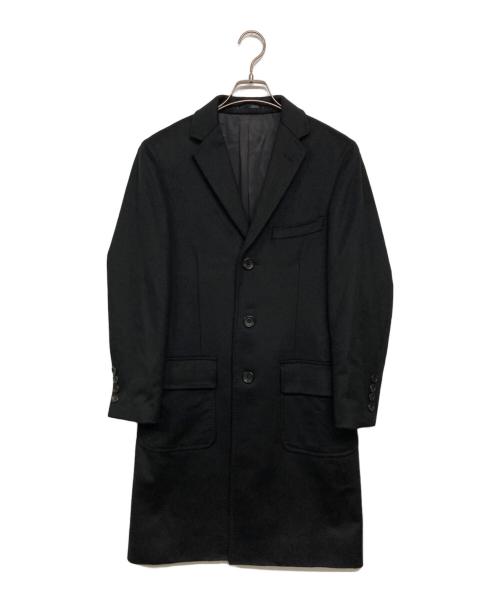 DRESSTERIOR（ドレステリア）DRESSTERIOR (ドレステリア) カシミヤチェスターコート ブラック サイズ:Sの古着・服飾アイテム
