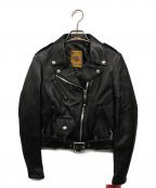 SCHOTT BROS.ショット）の古着「WOMENS LAMB ONESTAR RIDERS」｜ブラック