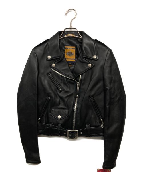 SCHOTT BROS.（ショット）SCHOTT BROS. (ショット) WOMENS LAMB ONESTAR RIDERS ブラック サイズ:XSの古着・服飾アイテム