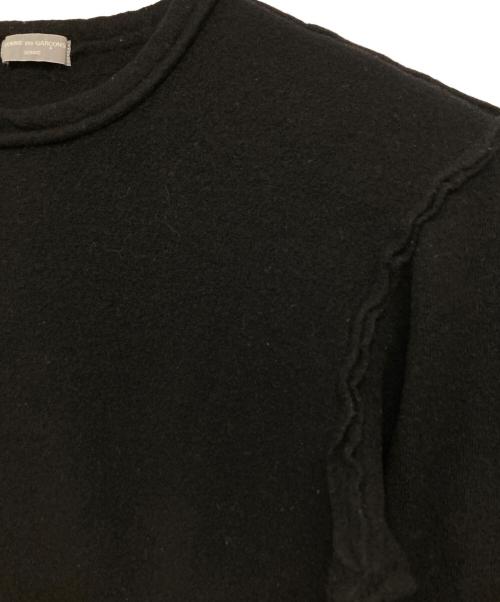 COMME des GARCONS HOMME（コムデギャルソン オム）COMME des GARCONS HOMME (コムデギャルソン オム) インサイドアウトニット ブラック サイズ:表記無の古着・服飾アイテム