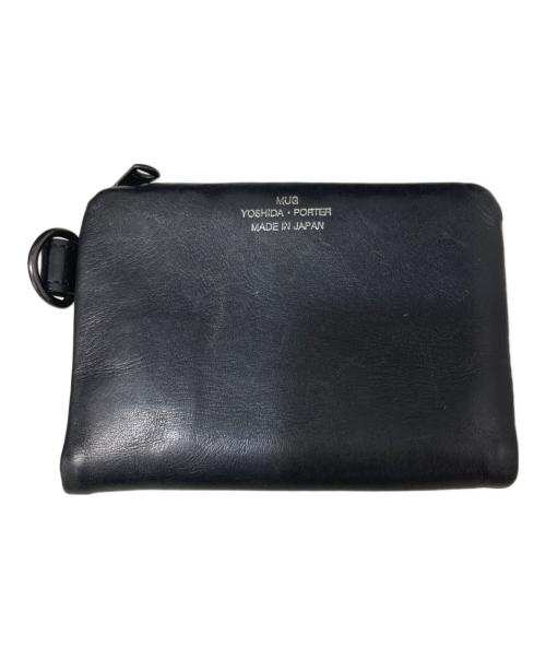 PORTER（ポーター）PORTER (ポーター) MUG (マグ) Less Leather Wallet ブラックの古着・服飾アイテム