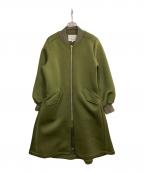 PalinkAパリンカ）の古着「ロングブルゾンコート」｜オリーブ