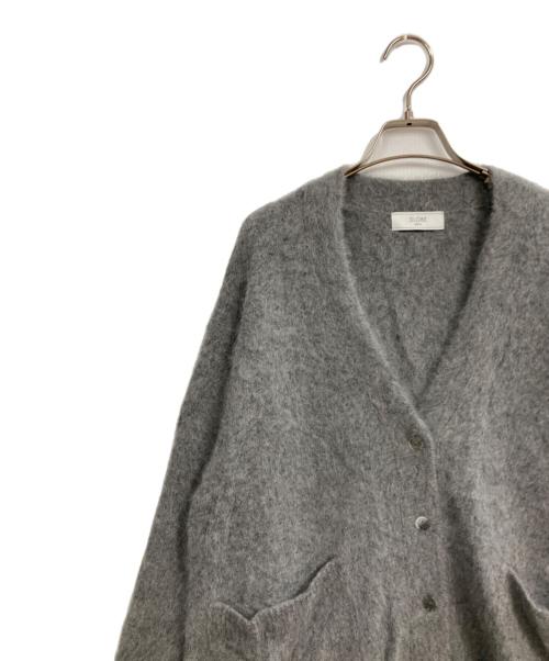 SLOBE IENA（スローブ イエナ）SLOBE IENA (スローブ イエナ) フォックスウールカシミヤ カーディガン グレー サイズ:Fの古着・服飾アイテム