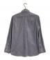COMME des GARCONS HOMME (コムデギャルソン オム) THOMAS MASON (トーマスメイソン) ラウンドカラーチェックシャツ ブルー サイズ:XS：7000円