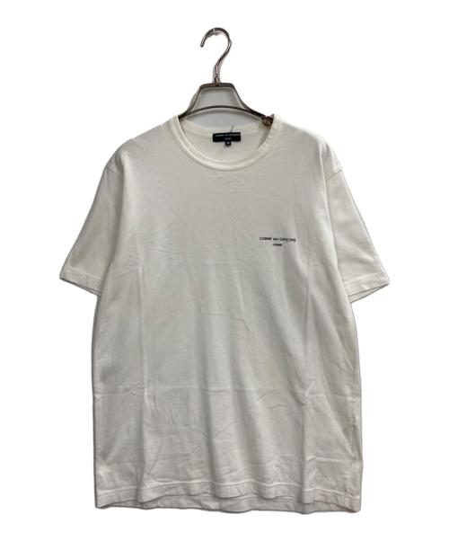 COMME des GARCONS HOMME（コムデギャルソン オム）COMME des GARCONS HOMME (コムデギャルソン オム) 綿天竺ロゴプリントTシャツ ホワイト サイズ:Mの古着・服飾アイテム