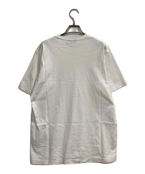 COMME des GARCONS HOMME（コムデギャルソン オム）COMME des GARCONS HOMME (コムデギャルソン オム) 綿天竺ロゴプリントTシャツ ホワイト サイズ:Mの古着・服飾アイテム
