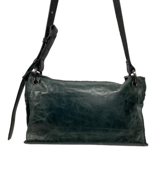 W&D（ダブリューアンドディー）W&D (ダブリューアンドディー) レザーショルダーバッグ ブラックの古着・服飾アイテム