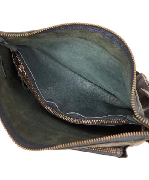 W&D（ダブリューアンドディー）W&D (ダブリューアンドディー) レザーショルダーバッグ ブラックの古着・服飾アイテム