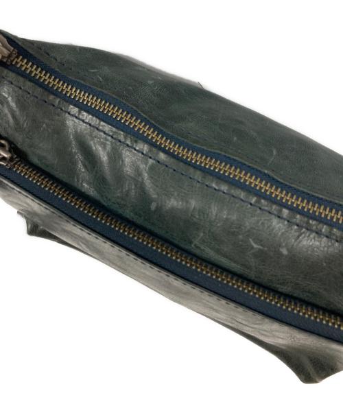 W&D（ダブリューアンドディー）W&D (ダブリューアンドディー) レザーショルダーバッグ ブラックの古着・服飾アイテム