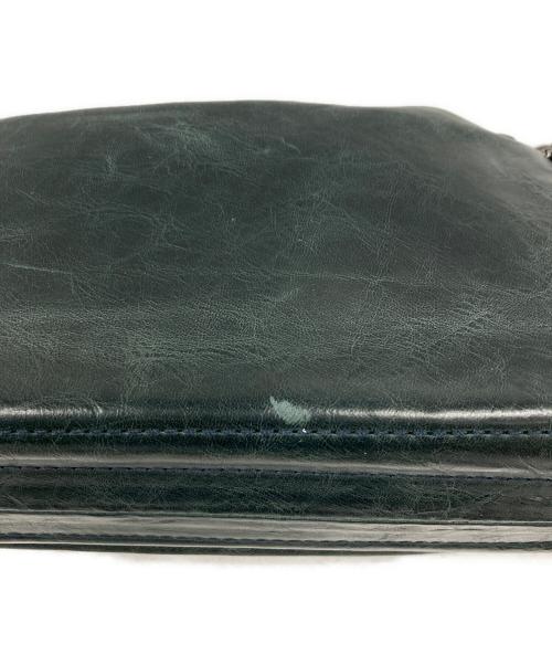 W&D（ダブリューアンドディー）W&D (ダブリューアンドディー) レザーショルダーバッグ ブラックの古着・服飾アイテム