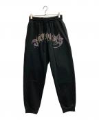 JANPARIジャンパリ）の古着「装飾スウェットパンツ」｜ブラック
