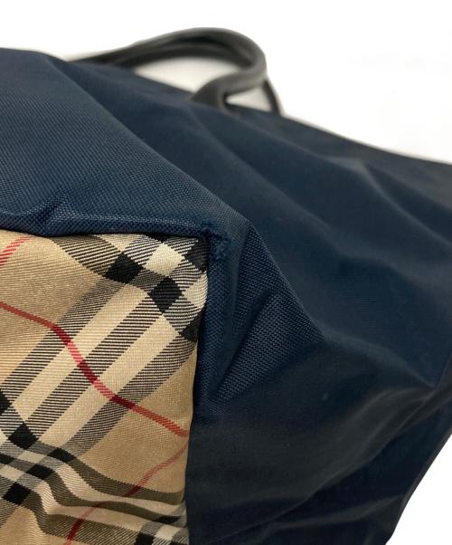 Burberry's（バーバリー）Burberry's (バーバリー) 舟形トートバッグ ブラックの古着・服飾アイテム